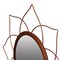 Uniquewise Decorative Metal Wall Mounted Modern Mirror - Perfect for Living Room, Bedroom, Bathroom Vanity, Entryway, or Hallway, Adding Elegance and Charm to Your Space